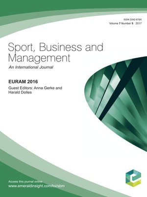 cover image of Sport, Business and Management: An International Journal, Volume 7, Number 5